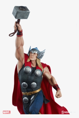 Sideshow Marvel Thor Avengers Assemble Statue Toyslife - Cartoon Marvel Avengers Assemble Thor #4787515