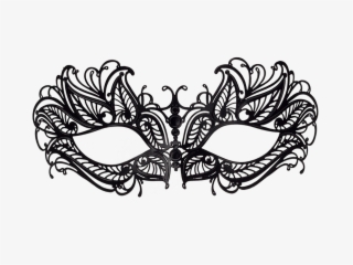 Masquerade Mask Template Photo - Black Butterfly Filigree Mask #4787577