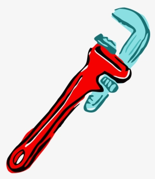 Pipe Wrench Png Jpg Library Library - Free Pipe Wrench Vector #4787703