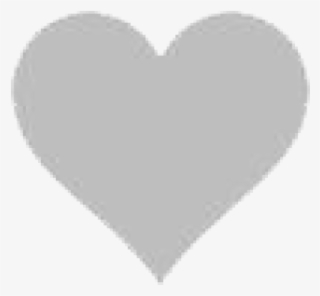 Instagram Heart Png Transparent Images - Grey Heart #4788252