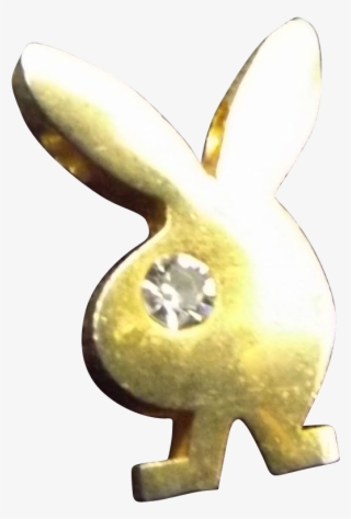 Vintage 10k Gold Filled Playboy Bunny Pendant Playboy - Gold-filled Jewelry #4788260