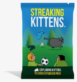 This Is The Second Expansion Of Exploding Kittens Ad - Exploding Kittens Streaking Kittens #4788462