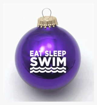 Bay Six Eat Sleep Swim Ornament - Red #4789272