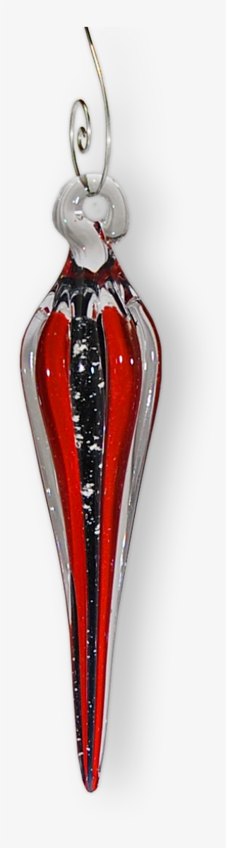 Red & Black Ornamental Suncatcher - Earrings #4789335