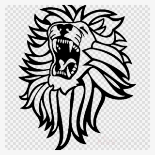 Roaring Lion Clipart Lion Roar Clip Art - Lion Scroll Saw Patterns #4790188