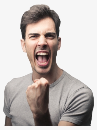 Excited Handsome Man Enjoying Success With Arm Raised - Man Excited #4791124