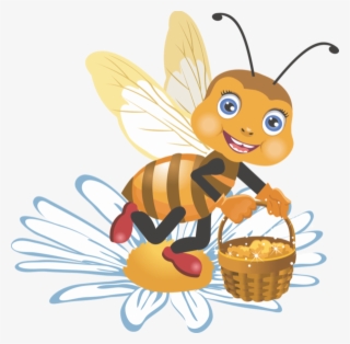 Bee Clipart, Milk And Honey, My Honey, Flying Insects, - Cartoon Insects #4792354 Bee Clipart, Milk And Honey, My Honey, Flying Insects, - Cartoon Insects #4792354