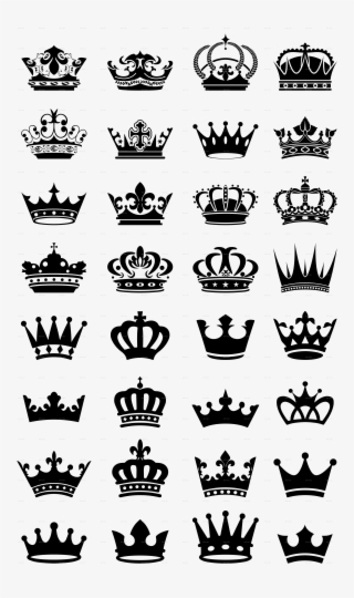 Crowns Crowns - Crown Temporary Tattoo Waterproof Body Tattoo Stickers #4792871