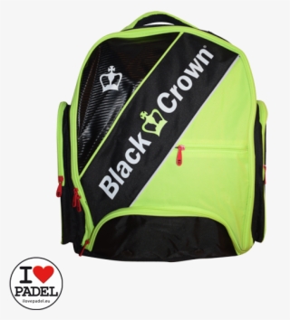 I Love Padel, Backpack Black And Yellow Of Black Crown - Black Crown Paletero Sun #4793097