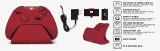 Xbox Pro Charging Stand - Controller Gear Xbox Pro Charging Stand (oxide Red) #4793744