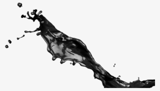 Black Ink Splash - Red Splash Liquid Png #4795298