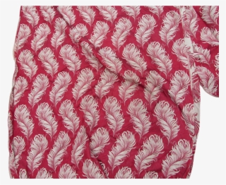 12 Yards C1930s Art Deco Fabric With Feather Motif, - Bed Sheet #4795657