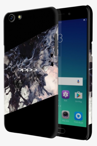 Black Splash Cover Case For Oppo F1s - Iphone #4795752