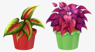 8 Garden Clipart, Flower Pots, Flowers, Views Album, - Flowering Plant And Non Flowering Plant #4796136