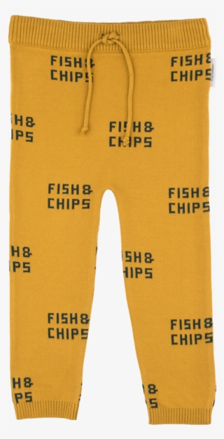 Tiny Cottons Fish & Chips Knit Pant - Trousers #4796952