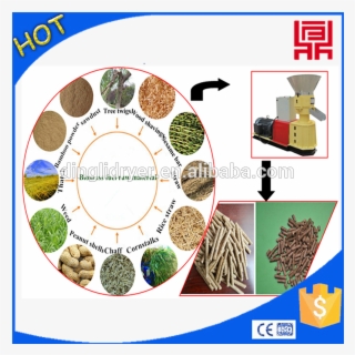 Low Cost Pellet Mills For Grain Stalks/wheat Straw/pea - Circle #4796958