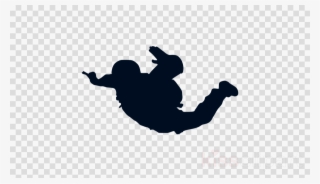 Parachuting Silhouette Png Clipart Parachuting - Clip Art #4797339