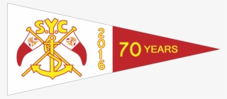 Syc 70 Year Burgee Png - Yacht Club #4797588