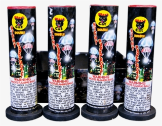 Double Night Parachute Bc - Black Cat Fireworks #4798128