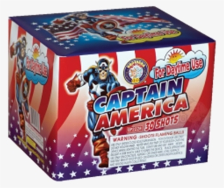 Captain America - Fireworks With Parachutes #4798481