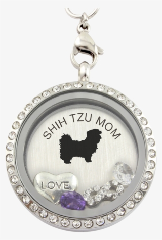 Shih Tzu Mom Charm Necklace - Poodle Mom Charm Necklace #4799058