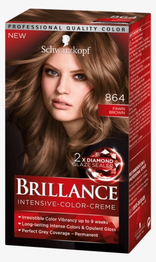 Brillance Com Intensive Creme 864 Fawn Brown Hairs - Schwarzkopf Brillance 864 #4799339