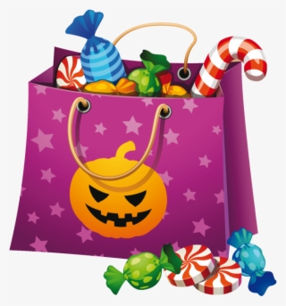 Apple And Candy Png Photo - Clip Art Halloween Candy #4799785