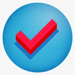 File - Blue Icon - Tick - Icon #480023