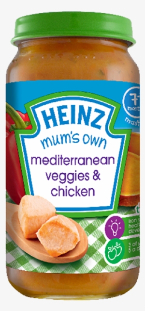 Heinz Mediterranean Veggies And Chicken 200g - Heinz Baby Food Jars #480326