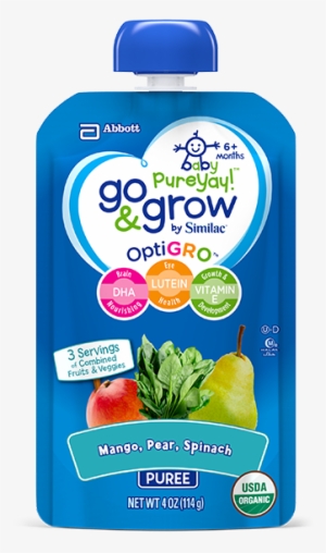 Newlook-logo Baby Food Squeeze Pouch With Pear, Mango - Go And Grow Squeeze Pouch #480480