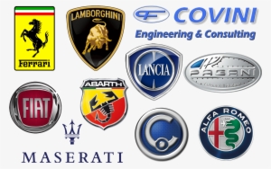 All Italian Car Brands Logos - National Indie Rock Band Music Group 24x18 Print Poster #480701