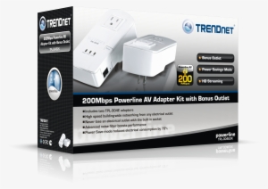 36 Pm 4918255 Box Tpl 401e Us 12/2/2010 - Trendnet 200 Mbps Powerline Ethernet Av Adapter Kit #480827