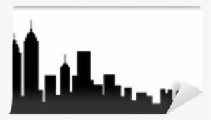 New York City Skyline Silhouette Wall Mural • Pixers® #480852 New York City Skyline Silhouette Wall Mural • Pixers® #480852