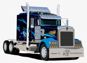 Semi - Semi Truck Drawing #480929