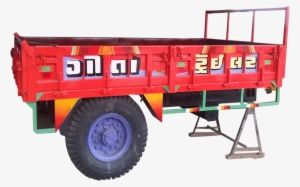 Mini Tractor Trailer - Indain Tractor Trailer Png #481138