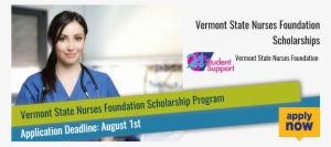 Vermont State Nurses Foundation Scholarships #481201