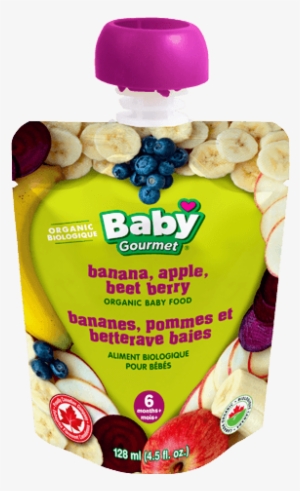 Banana Apple Beet Berry - Baby Gourmet Banana, Apple And Beet Berry Baby Food #481248