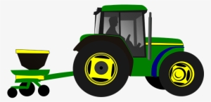 Tractor Planting Planter Corn Trailer Gree #481550