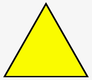 Another Simple Example Could Involve A Triangle - Yellow Triangle Png #481625