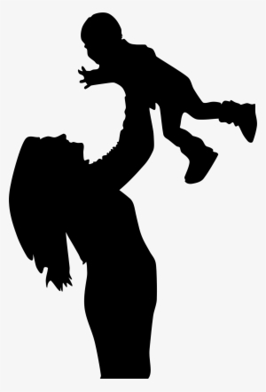 Graphic Library Stock Mother Images At Getdrawings - Clip Art Black And ...