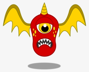 This Free Icons Png Design Of Red Flying Monster #481859