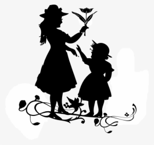 Mother And Child Clip Art At Clker - Greeting On Mothers Day #481971