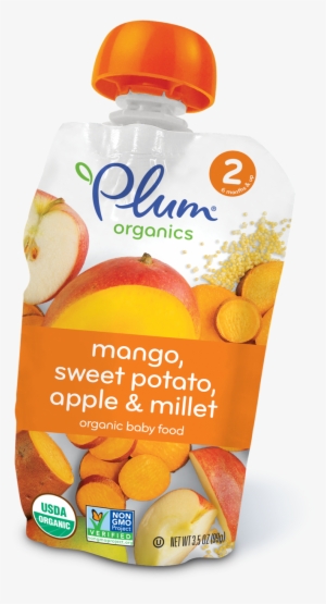 Plum Organics, Baby Food, Stage 2, Sweet Potato Mango #482103