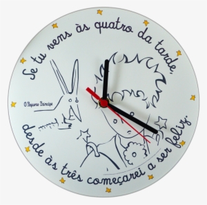 Relógio De Metal - Presentes O Pequeno Principe #482443