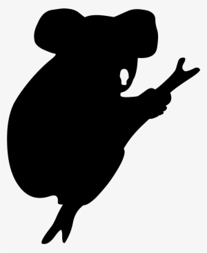 Silhouettes - Silhouette Koala #482475