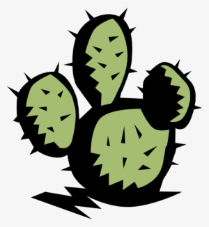 Vector Illustration Of Desert Vegetation Succulent - Cactus Clip Art #482813