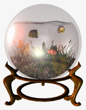 [globe Scene Fish Bowl Pngcrush ] - Huge Fish Bowl #483008