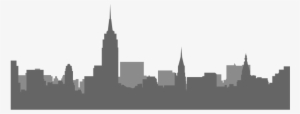 Free Chicago Skyline Silhouette Png - Gotham City Skyline Clip Art #483197