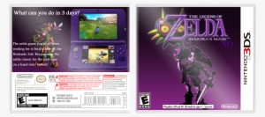Comments The Legend Of Zelda Majoras Mask - 3ds Box Majora's Mask #483281