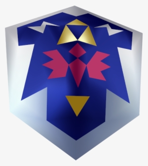 Hylianshieldg Large - Hylian Shield Ocarina Of Time In Game #485662